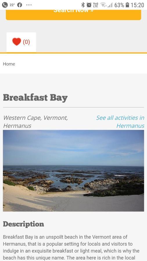 Beaumonte Guesthouse Hermanus Esterno foto